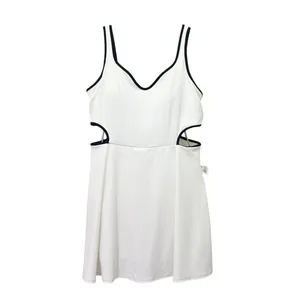 NWT Old Navy PowerSoft Athletic Dress L White Cutout Shelf Bra Active Tennis thumbnail 2