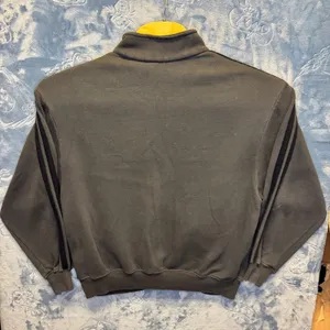 1926 | Wild Fable Striped‎ Fleece Full Zip Track Jacket Black Womens M thumbnail 2