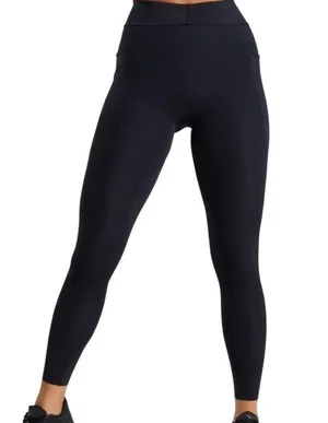 Gymshark Sculpt Crunched Butt Side Pocket Black Leggings MEDIUM thumbnail 1