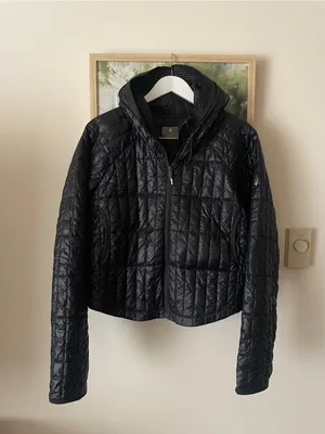 Free People Movement Light As A Feather Packable Puffer Jacket Black Large thumbnail 5
