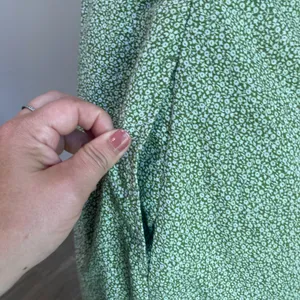 Abercrombie Knot Front Cutout‎ Mini Dress S Floral Dainty Chic 100% Cotton thumbnail 5
