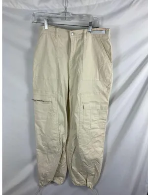 NWT Happily Grey Ivory Cargo Pant size XL thumbnail 1