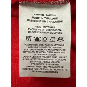 Nike Icon Jersey Tank Top Sleeveless Crew Neck Sequins Gold Red Women's L NWOT thumbnail 11