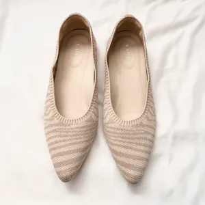 Vivaia | Pointed Toe Ballet Flats Aria 5* In Zebra Nude Print Size 9 Us Eur 40 thumbnail 4