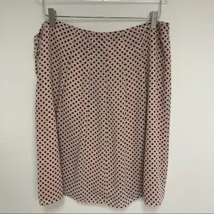 LOUBEN Skirt Size 14 Polka Dot Tie Waist Business Career Work Casual Size Zipper thumbnail 2
