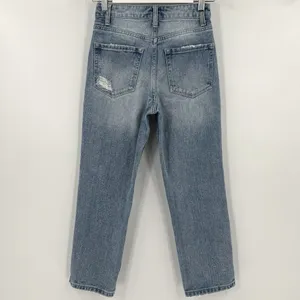 Vervet Belvoir Jeans Size 24 Super High Rise Button Fly‎ Distressed Straight Leg thumbnail 5