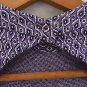 Zara‎ Geometric Knit Cutout Mini Dress Womens Size XS Purple Open Back Mod Retro thumbnail 4