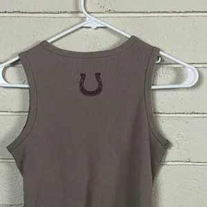 Homegirl Rodeo Wild West Brown Tank size S thumbnail 9
