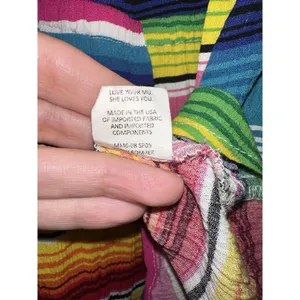 Show Me Your MuMu‎ serape party romper Sz X Small thumbnail 8