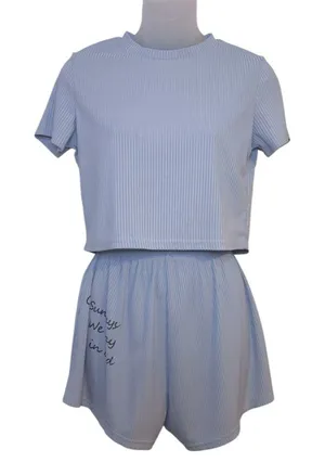 Light Blue Ribbed Two thumbnail 1