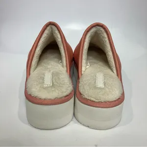 Anthropologie‎ Maeve puffy platform slippers mules peach white women’s size 8-9 thumbnail 6