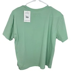 Life is Good Floral‎ Martini Talk Dirty To Me Graphic T Shirt Light Green Medium thumbnail 2