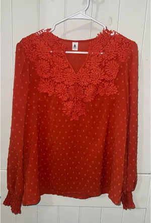 YUJIE top Red Size XL thumbnail 1