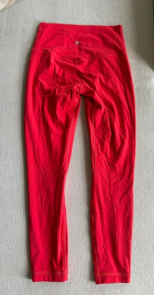 Red align Lulu legging 25” Size 6 thumbnail 1
