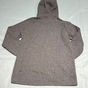 Lululemon Healthy Heart Coco‎ Pique Grey Hooded Pullover Size 6 D28 thumbnail 5