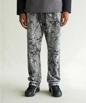 PacSun Gray Camo Straight Leg Sweatpants thumbnail 1