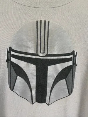 Hanna Andersson Star Wars The Mandalorian Adult Pajama Set Size Small Gray thumbnail 2