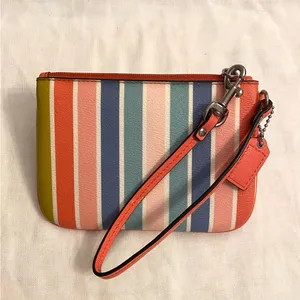 Coach Peyton Multistripe Medium Wristlet | Sweet and Saucy thumbnail 2