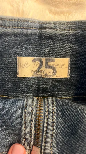 (Free People) Jean Mini Skirt thumbnail 2