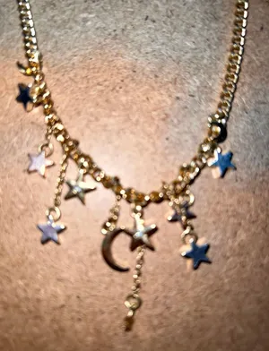 Boutique Stars Moon Gold Necklace thumbnail 1