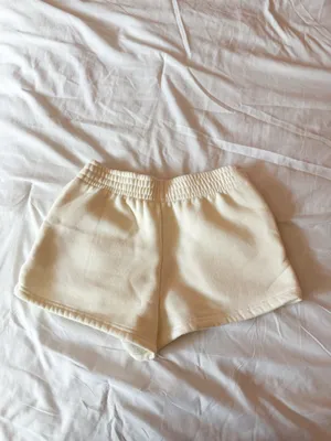 Altar'd State Revival Cream Embroidered Bow Lounge Shorts Size XS thumbnail 2