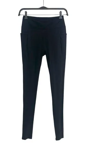 Gymshark Sculpt Crunched Butt Side Pocket Black Leggings MEDIUM thumbnail 2