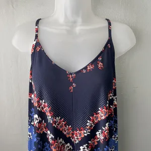 Maurices Sundress Size Medium Strappy Handkerchief Hem Boho Romantic Vacation thumbnail 5