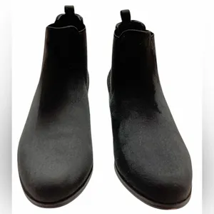 VJH Comfort Slip On Ankle Boot, Western Almond Round Toe Elastic Chelsea Boots thumbnail 2
