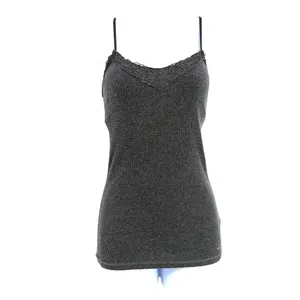 Y2K Aeropostale Ribbed Lace Trim Cami Top Sz S Coquette Bella Layering Grunge thumbnail 2