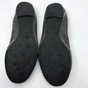 TORY BURCH Pewter Ballerina Flats size 6 thumbnail 7