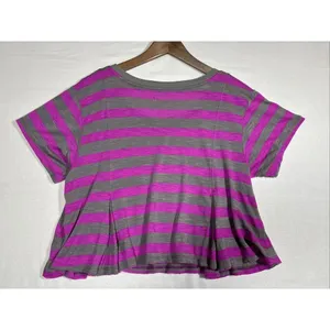 We the Free People Pink Stripe Women's Crop Top Size M‎ thumbnail 3