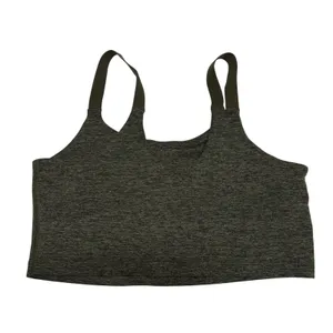 aerie‎ Offline Recharge Sports Bra Olive Green Spacedye Space Dye Longline S thumbnail 6
