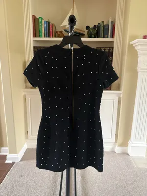 City Triangles Mini Dress Embelished Faux Pearl thumbnail 3