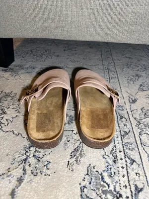 Tory Burch Mellow Mule Suede Pink/Gold thumbnail 6
