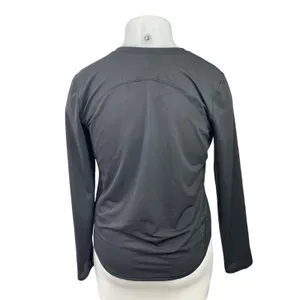 Lululemon Women's Black Long Sleeve Athletic Activewear Tee T-shirt Top Size 10 thumbnail 3