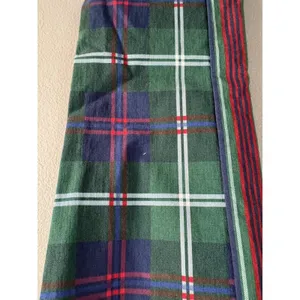 Gretchen Scott Gripeless Pull On Slim Fit Pants Green Tartan Plaid Size Small thumbnail 7
