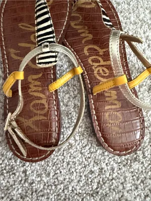 Sam Edelman Gigi Thong Sandals "Beechwood Zebra Multi" Size 7 thumbnail 5