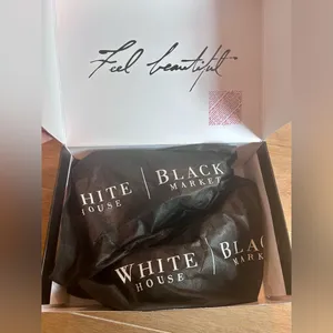 White House Black Market Cream Peep-Toe Heels 8 thumbnail 11