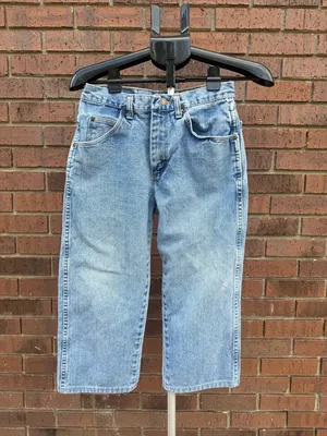 Vintage 90s Wrangler Authentic Jeans Waist Size 29 Mom Altered to Cropped Length thumbnail 1