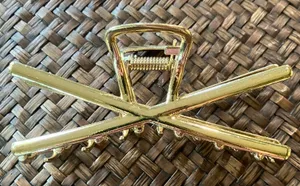 Gold Metal Hair Clip thumbnail 1