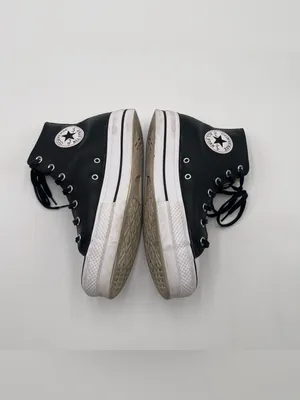 CONVERSE Chuck Taylor All Star Lift Platform Leather High-Top Women's 10 Shoes thumbnail 6