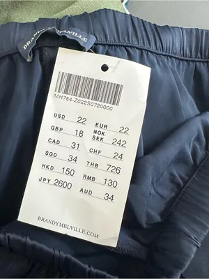NWT Brandy Melville Navy Shorts thumbnail 5