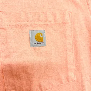Carhartt Loose Fit Pocket Tee‎ Womens M Peach Short Sleeve Cotton Blend T-Shirt thumbnail 7