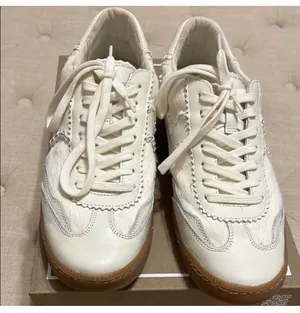 DV by Dolce Vita Notice Stitch- Ivory Calf Hair Sneaker-Size 9 thumbnail 12