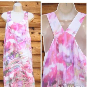NWOT Cynthia Rowley Pink Silk Dress thumbnail 2
