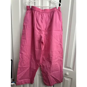 Poppi Pajama Pants Lounge‎ Merch Pink XL NWT Elastic Waist Button Fly thumbnail 6