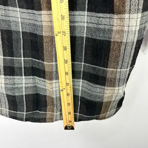 Ali Ro‎ Mini Dress 2 Plaid Wool Blend Button Back Dark Academia Preppy Office thumbnail 7