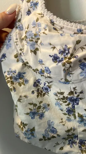Rumored Floral Corset Top thumbnail 4