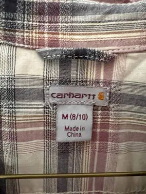 Carhartt Women's Plaid Button-Down Shirt NWOT thumbnail 2