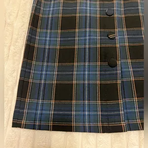 Anthropologie Maeve Bernadette Button-Front Midi Skirt Tartan Plaid thumbnail 9